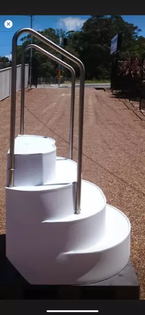 Wedding Cake Steps for Above Ground Pool