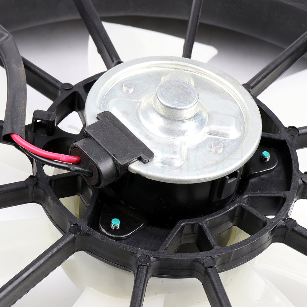 Dual Cooling Fan and Radiator Condenser Electric For 2003-2007 Honda Accord 2.4L