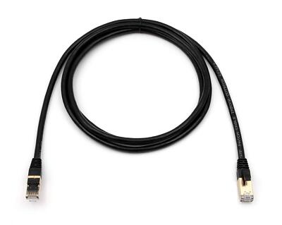 Cat7/Cat8 Outdoor Waterproof Ethernet Direct Burial Cable Shielded PE 65FT