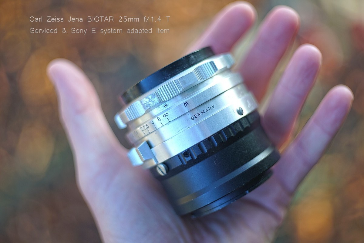 CLA'D, Tested, Sony E Adapted Carl Zeiss Jena BIOTAR 25mm f/1.4