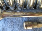 Vintage S-K Tools 1/2" Drive 6pt & 12pt SAE 16 pc Socket Set & Ratchet Made USA — photo 3
