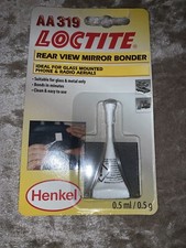 1 x Loctite Car Rear View Interior Mirror Glue & Aerial Bonder Adhesive AA319 