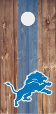 Cornhole Board Wraps Decals Vinyl Stickers Set of 2 - Detroit Lions