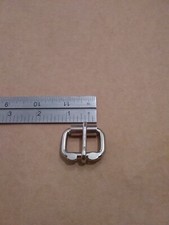 3/4" Nickel Plated / Steel Heavy Duty Roller Buckle Pack Of 10 