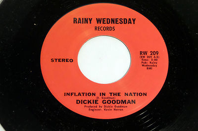 Dickie Goodman: Inflation in the Nation / Jon & Jed's Theme  [NEW & Unplayed]