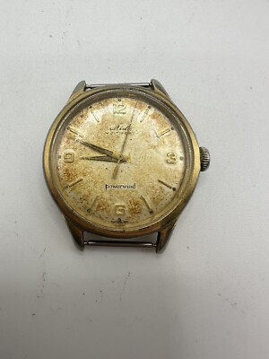 mido multifort automatic Project Powerwind Gold Tone Men's Vintage