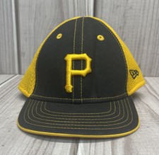 New Era Youth Pittsburgh Pirates Fitted Hat Black  Gold Logo