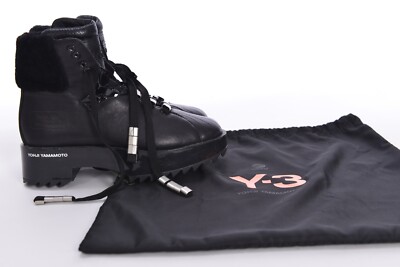 Y-3 ADIDAS YOHJI YAMAMOTO ORIGINAL GR 37 SCHWARZ BOOTS echt LEDER NEU NP-280  