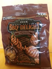 BBQR's Delight All Natural Oak Wood Pellets 1.6 OZ one time use