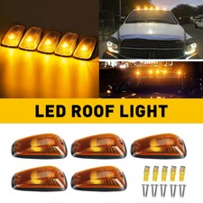 5pcs Cab Roof Clearance Running Marker Lamps Amber Led For Lights Most Trucks 5pcs Cab Roof Clearance Running Marker Lamps Amber Led For Lights Most Trucks