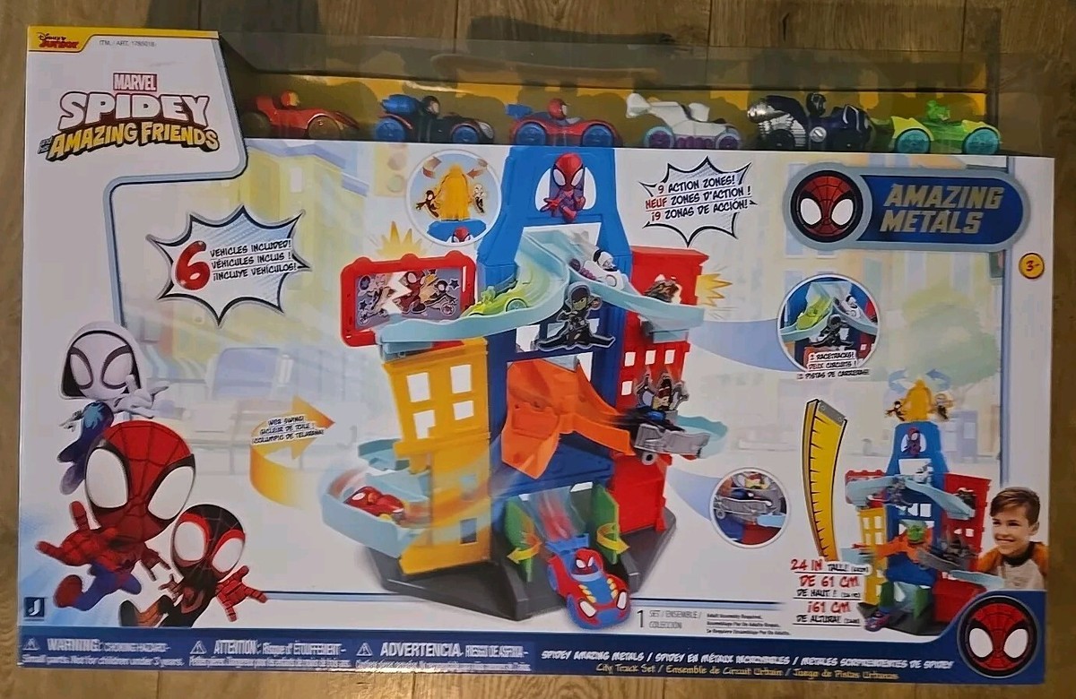 Web Transporter SNF0409 Spidey And Friends Set De Pistas De Spidey
