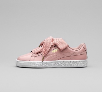 pink puma basket trainers