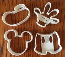 Mickey Mouse Keksform Ausstecher Mickey Mouse PDZ 5cm 4tlg + 3 Abdrücke