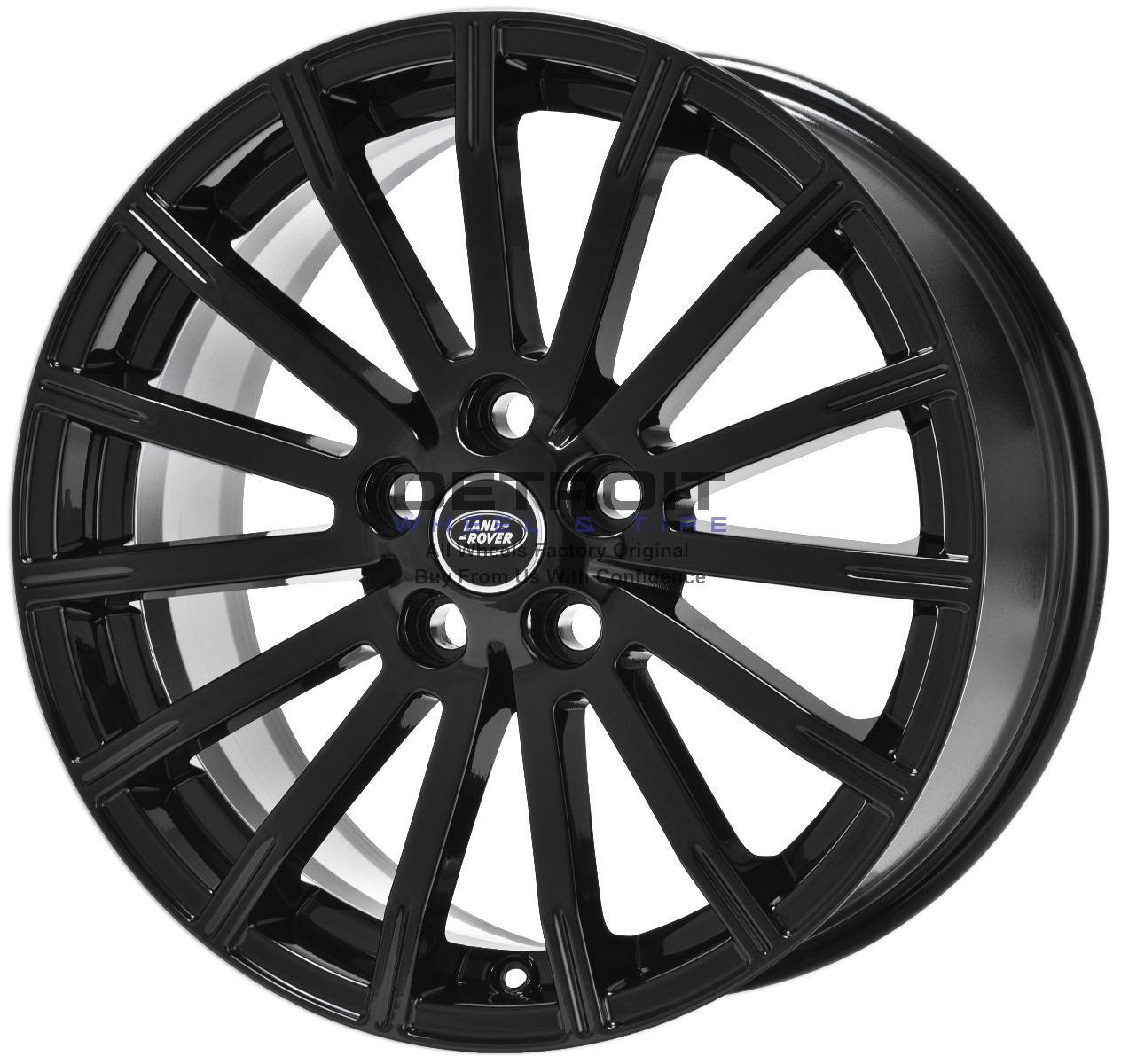 19" LAND ROVER RANGE ROVER GLOSS BLACK EXCHANGE WHEELS RIMS FACTORY OEM