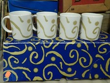 Oscar De La Renta ~ The Holiday Collectibles ~ LOT of 4 ~ Ceramic MUGs_CUPs ~ 