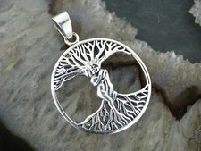 Kettenanhänger Baum des Lebens Silber925 Lebensbaum Weltenbaum Liebespaar Pendan