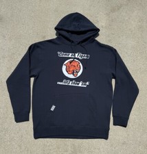 Detroit Hustles Harder Come On Tigers MLB Baseball Hoodie Heavyweight Pullover L