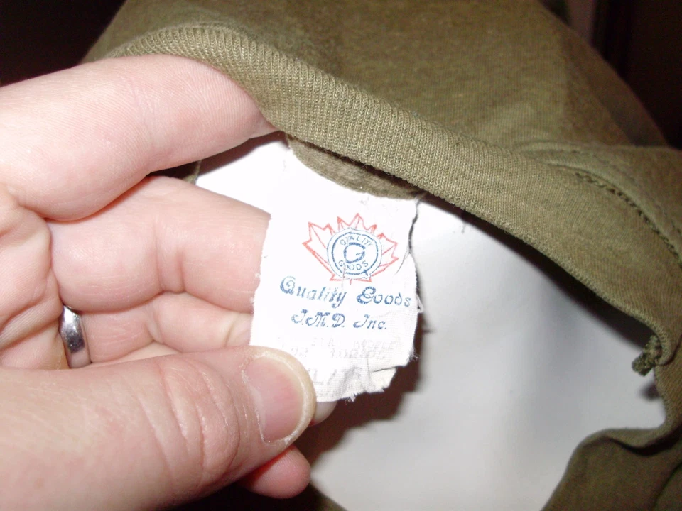 CAMISA OUTFITTERS VINTAGE CANADÁ QUALITY XL 50/50 mezcla bonito desgaste y pátina Foto 2 de 2