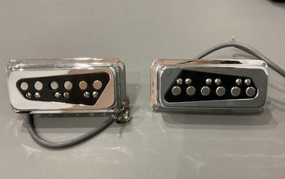 50-60s Guild DeArmond 2000 Pickup Neck bridge Set Chrome Vintage