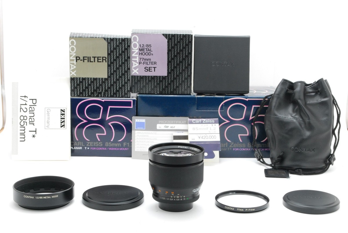 Top MINT W/Box] Contax Carl Zeiss Planar T* 85mm f1.2 60 Years