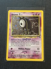 Unown [A] 14/75 Neo Discovery Holo Pokémon TCG - MP! Free Shipping! on eBay