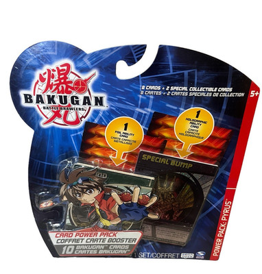 Bakugan Brawler 10 Card Power Pack Booster Foil Holographic Ability SPECIAL BUMP