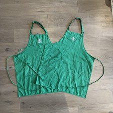 Lot Of 2 Starbucks Apron Green Employee Uniform Tie Back Adjustable Neck Strap