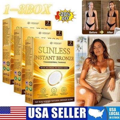 Sunless Natural Glow Tanning Microdarts Patch Enhances Natural Tan 2026 New