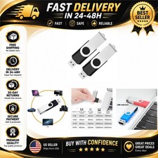 Maspen 64GB USB Flash Drive 2 Pack - USB 2.0 Thumb Drives