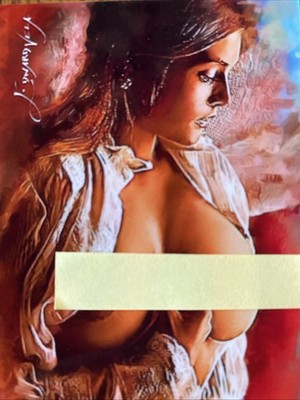 Marilyn Lange #22 Art Card Limited Numbered xx/50 Edward Vela Signed 2024.