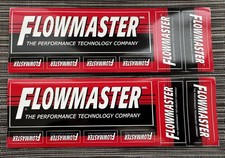 Lot 2 Sheets Flowmaster Racing Glossy 14 Sticker Nhra Hot Rod Exhaust Best Price