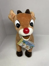 11" CVS Rudolph Plush Toy Excellent W/Tags & Mini Little Gold Book 1998 Stuffins