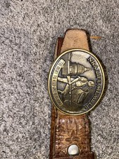 NRA Life Member  the Right To Bear Arms  70s/80s Buckle/belt Vintage