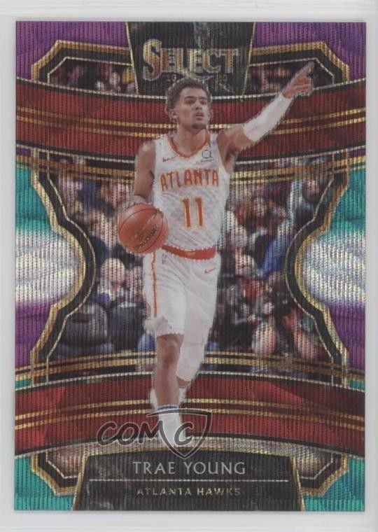 2019-20 Panini Select Concourse Tri-Color Prizm Trae Young #33 n7r