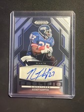 2025 Panini Prizm Black Rodney Hampton Auto Penmanship Giants SSP Autograph