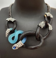 Alexis Bittar Inspired Lucite Snake Necklace