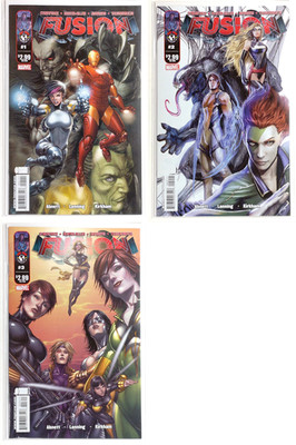 Fusion (Marvel and Image) #1,2,3 Full Set NM Combined Shipping