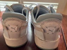 Puma Size 7 slightly used Gym shoe White and ...