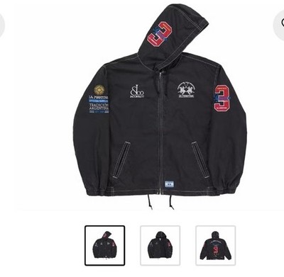Supreme x La Martina x Jacob & Co Lightweight Full Zip Hooded Jacket Black XL