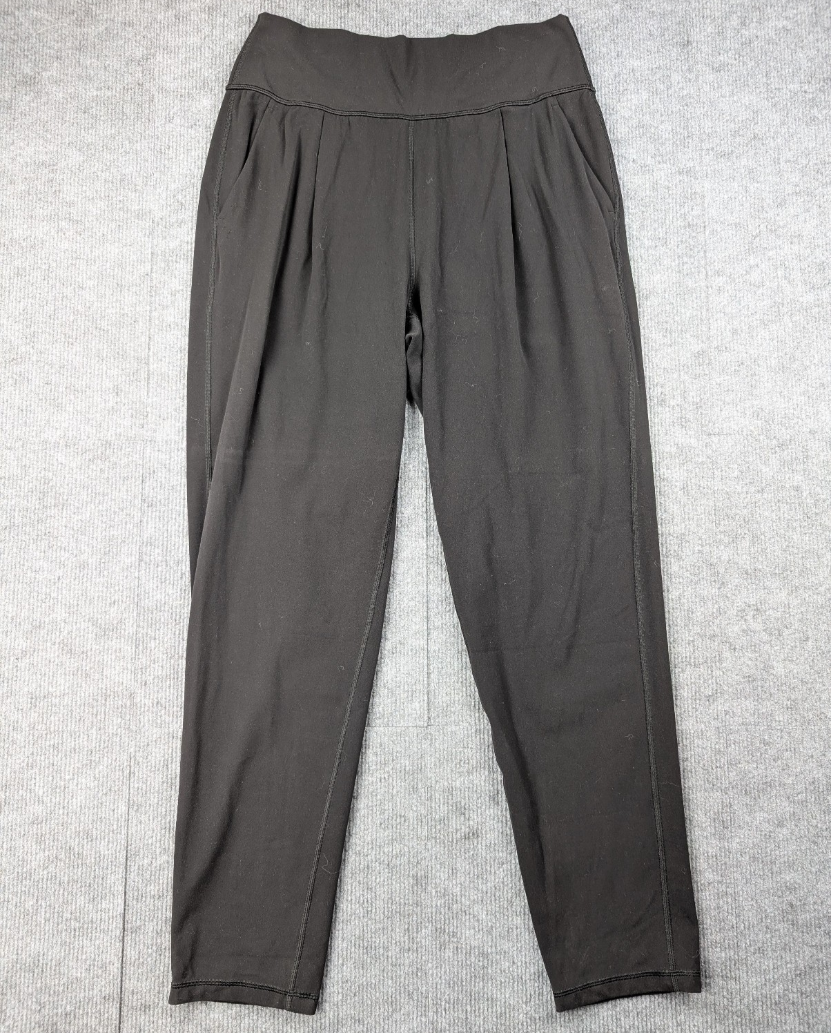 Athleta Elation Pants Womens Medium Tall Black Pull On Athleisure Yoga Gym Train