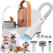 Pet Grooming Vacuum Kit with Clippers   Model PG10 /12000Pa   Low Noise   All-in
