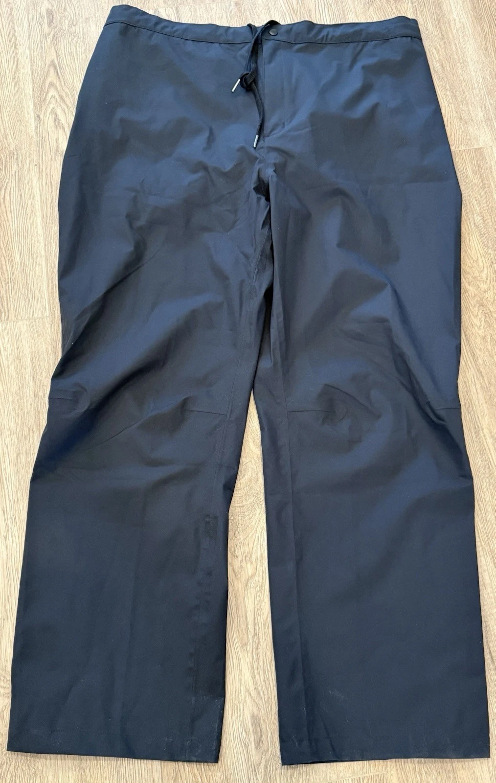TGW Black Rain Golf Pants Men's 2XL Waterproof Training Ankle Zips