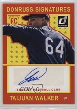 2014 Panini Donruss Signatures Taijuan Walker #TW Auto 5w0