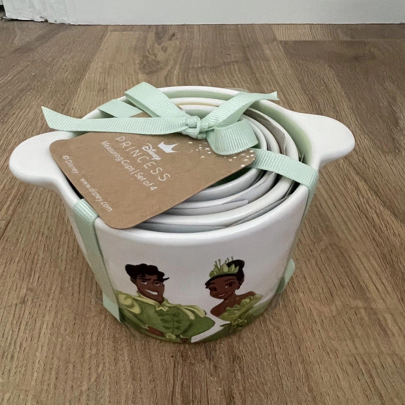 Rae Dunn Disney Princess Ceramic Measuring Cups - Princess and the Frog