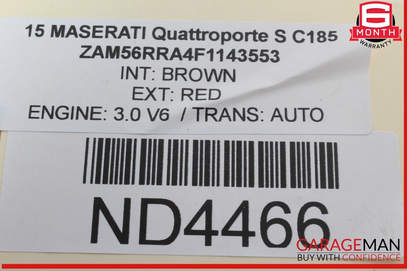 14-20 Maserati Quattroporte S Power Brake Booster Master Cylinder 670006653 OEM