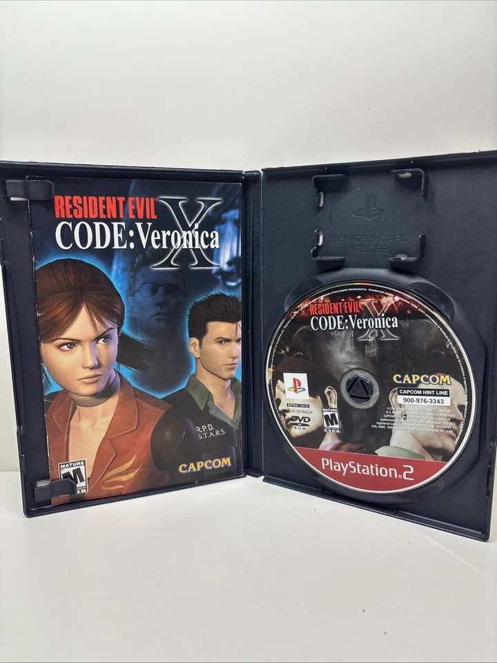 Resident Evil Code: Veronica X (Sony PlayStation 2 PS2) Complete CIB - Image 3 of 4