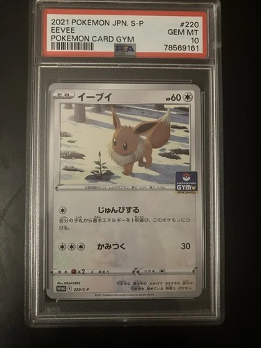 2021 Pokémon Eevee S-P Pokemon Gym Promo 220/S-P PSA 10 JP