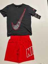 Nike Little Boys Dri-FIT Short Sleeve T-Shirt  Shorts 2 Piece Set Size 6 3202 