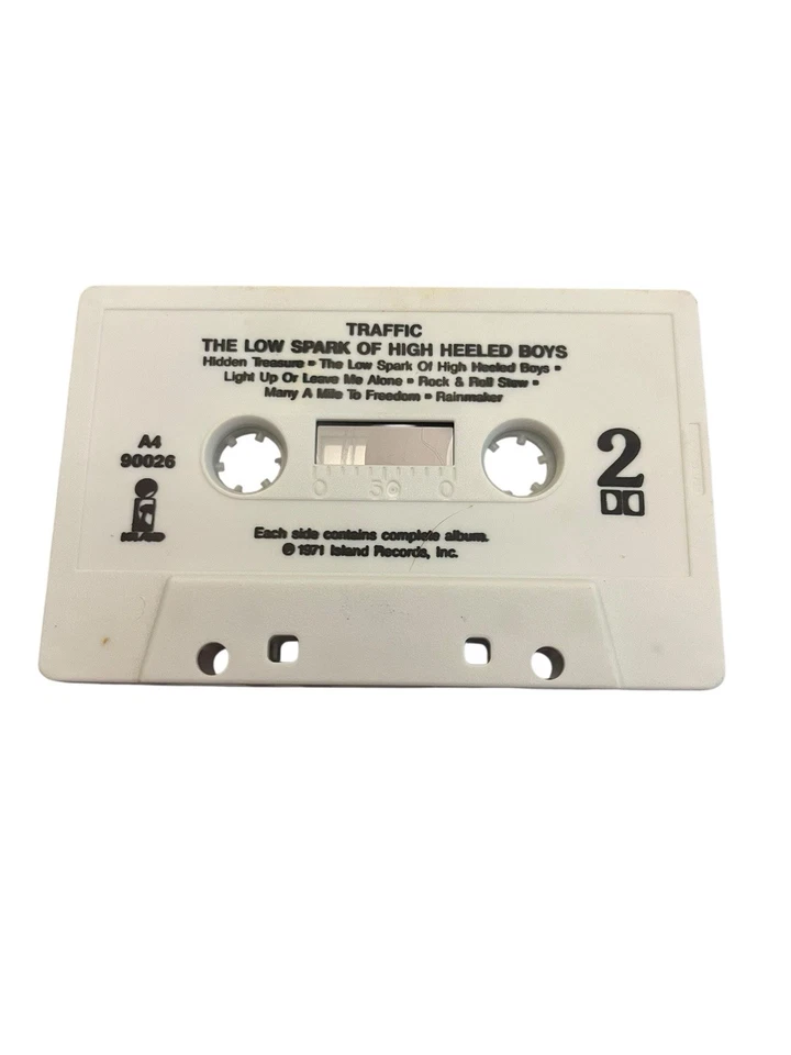 Traffic The Low Spark Of High Heeled Boys Cassette Tape 1971 A4 90026 Winwood - Image 3 of 4