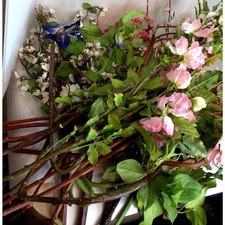 Vintage High End Quality Artificial Flowers Silk Assorted Set of 28